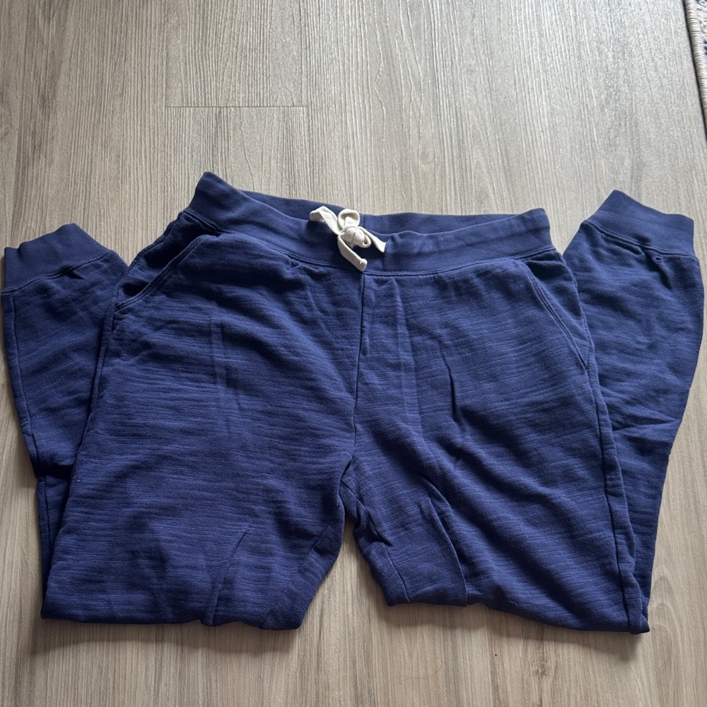Jcrew Navy Blue Jogger Pants with Drawstring